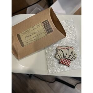 Longaberger‎ Chef Hat Basket Tie On Clip NEW cooking recipes